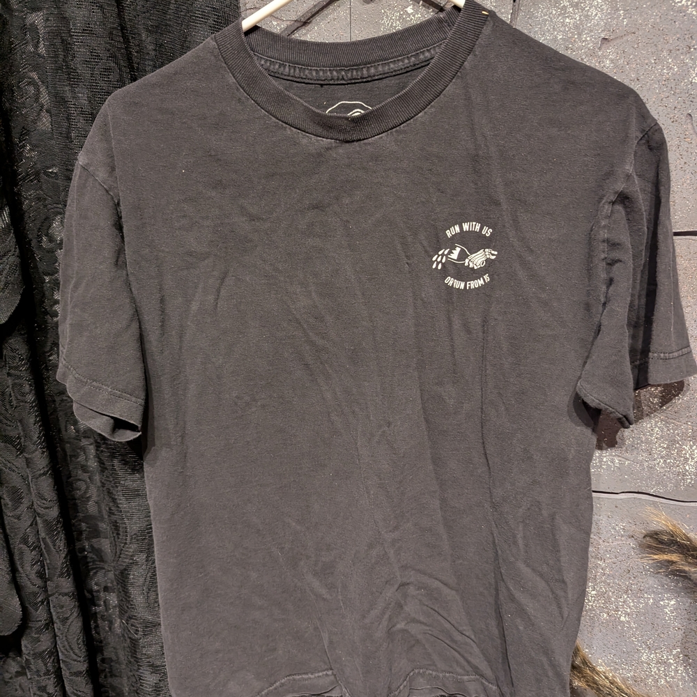 Men's Black Graphic T-Shirt